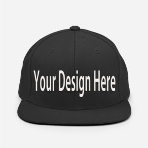 Classic Black Snapback Hat