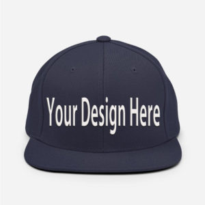 Navy Blue Snapback Hat